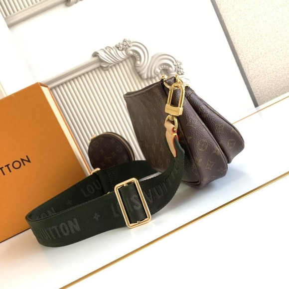 Louis Vuitton Multi Pochette Accessoires  Khaki Strap - Picture 9 of 9